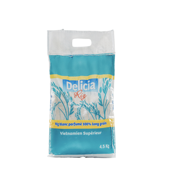 Riz Délicia (vert) 22,5 Kg (5× 4,5 Kg)