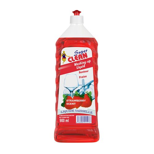 Liquide vaisselle Super Clean Fraise 900 ml