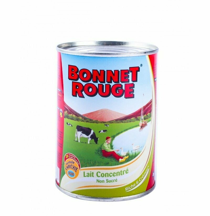 Lait non sucré Bonnet roug. 410 g