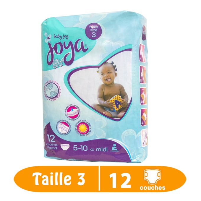 Couche Bébé Joya Midi 12PCSX12